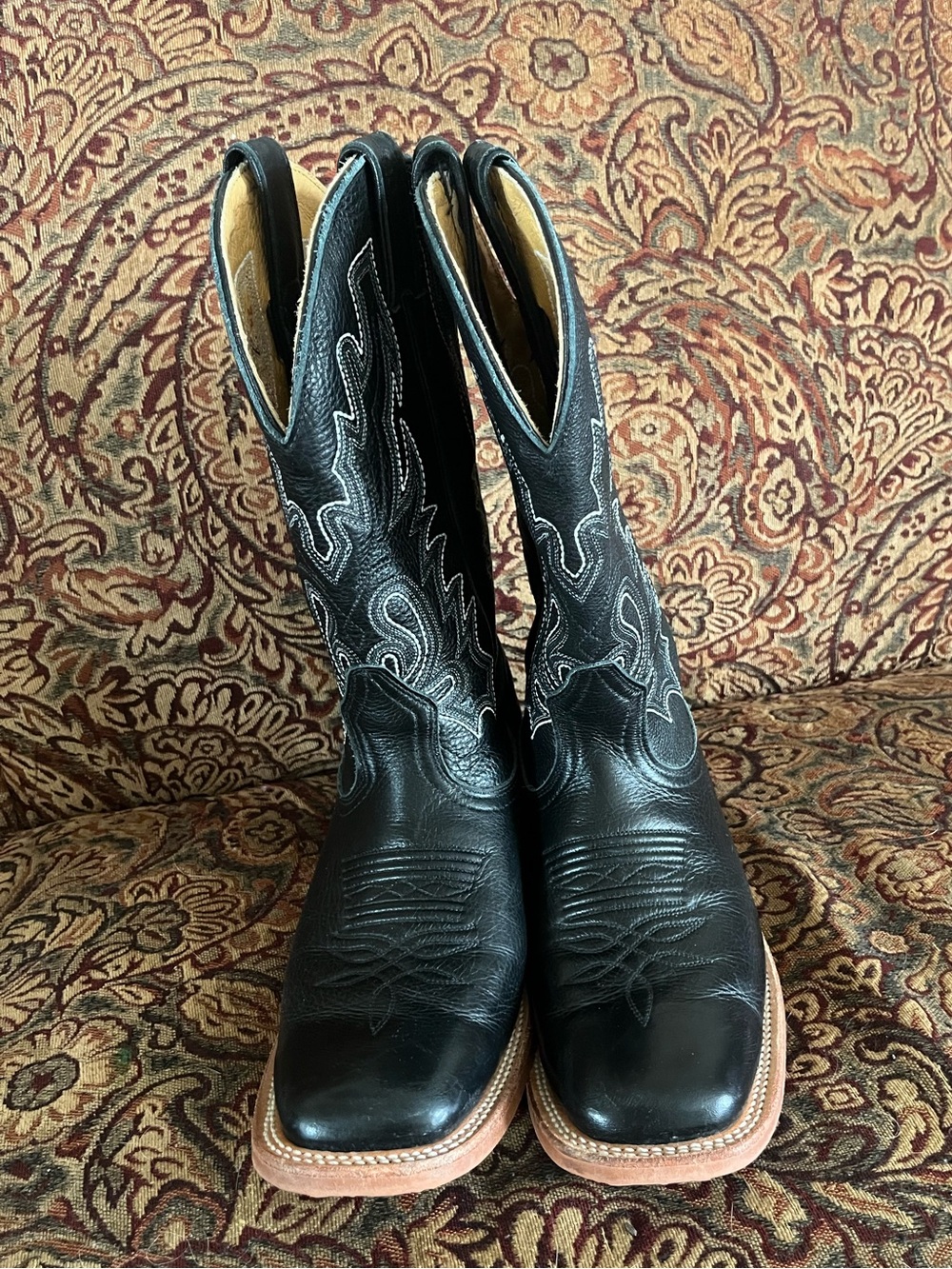 Women’s black dress cowboy boots